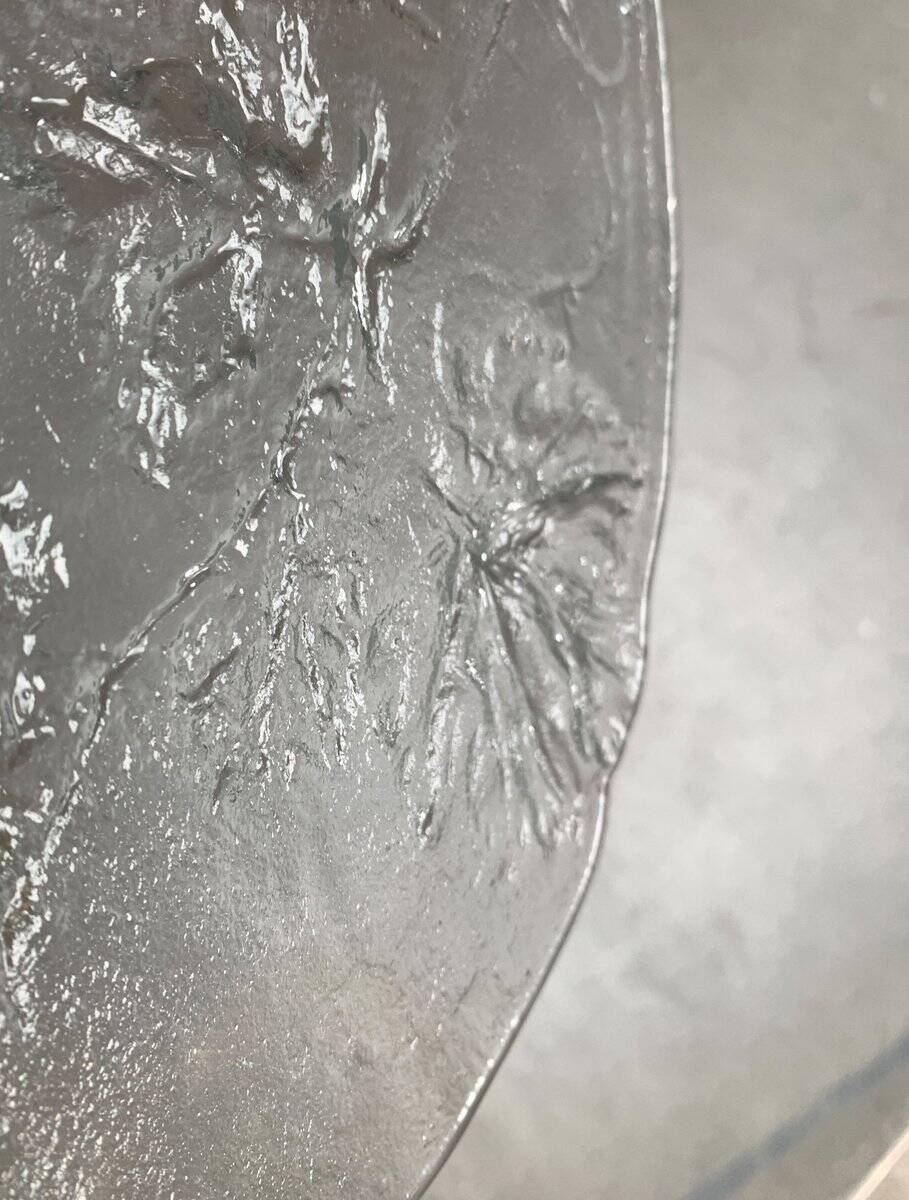 Vintage Swedish cake plate from Kosta Boda, 1970s.