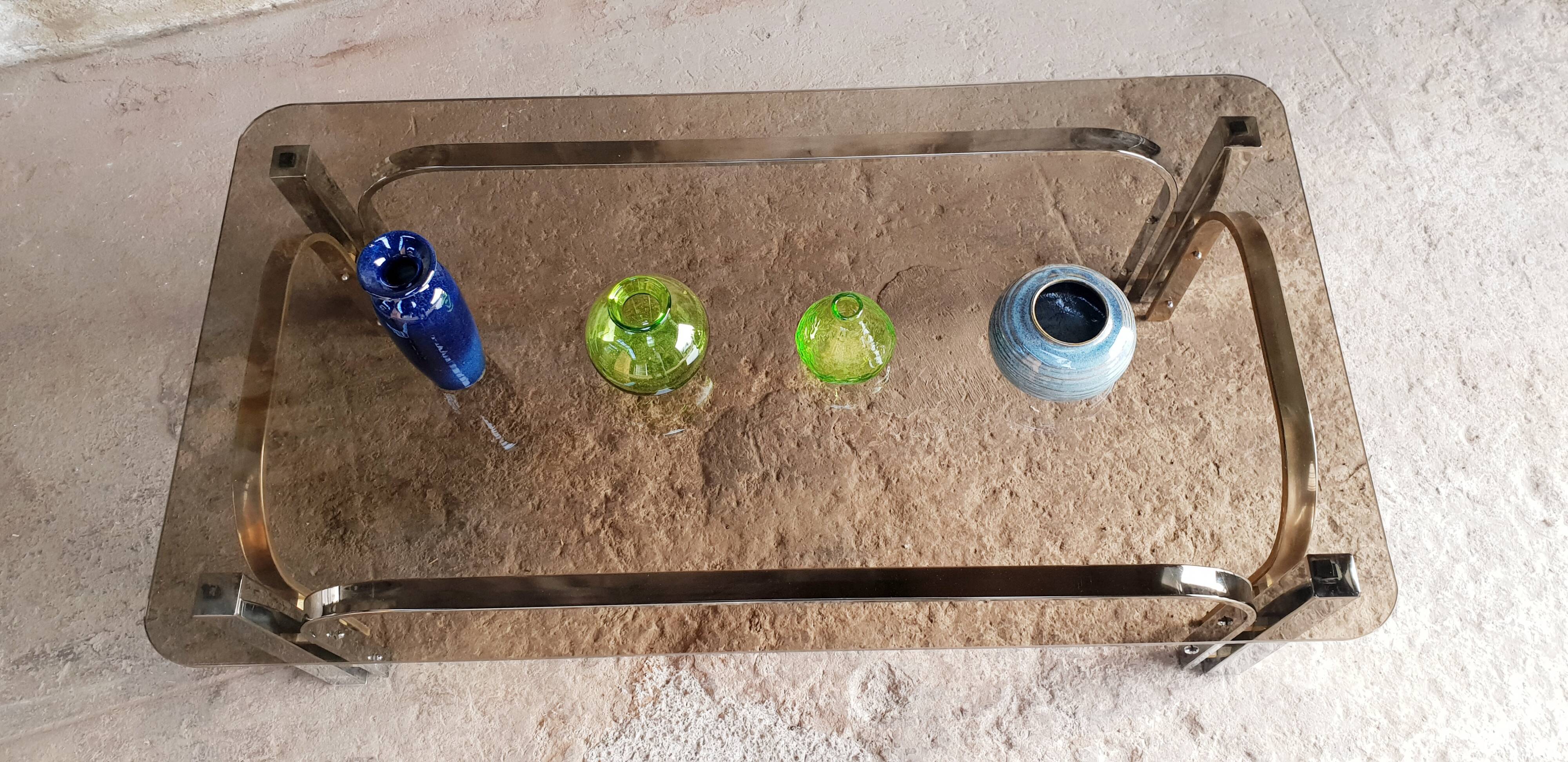 Table basse en verre