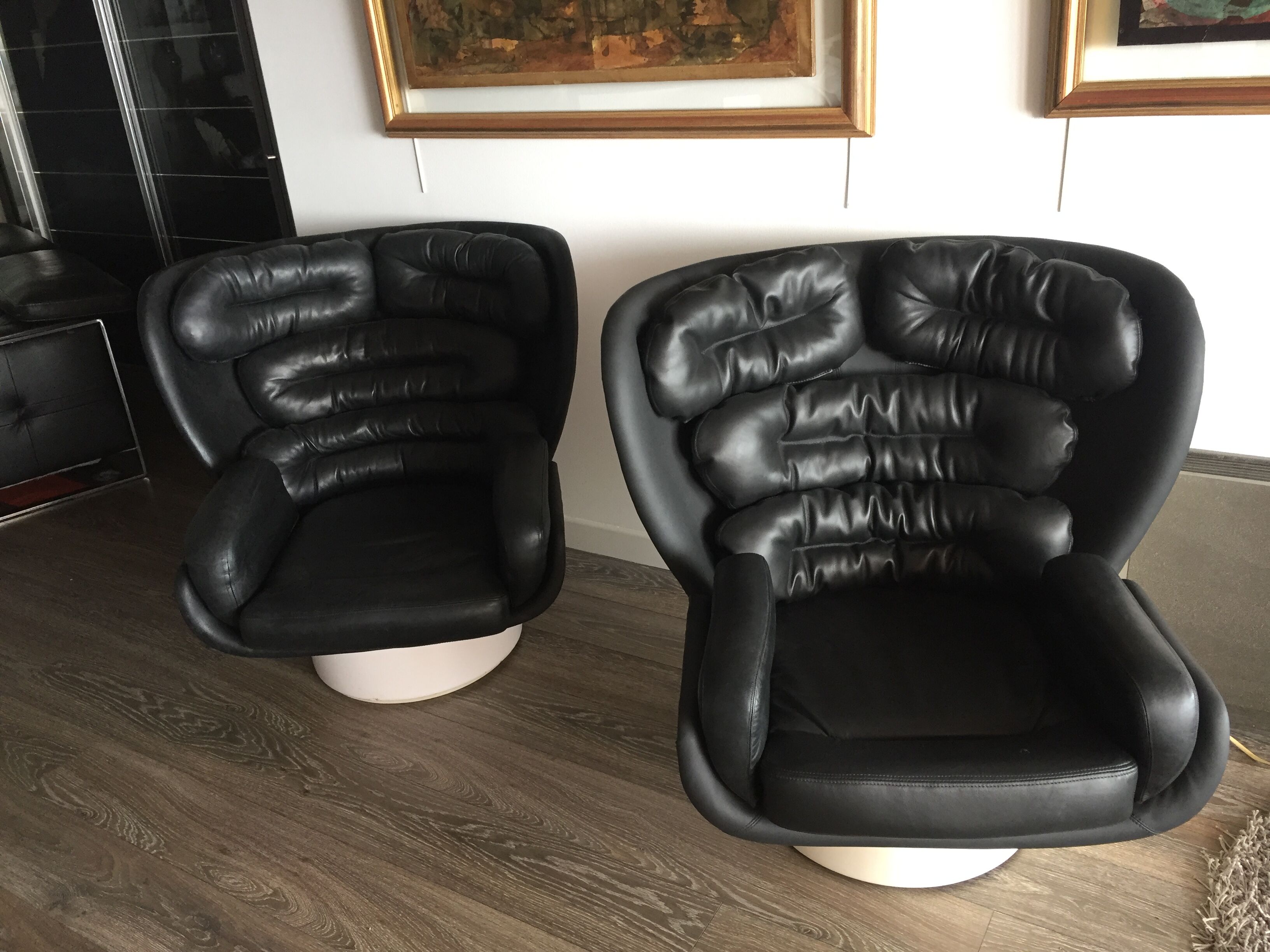 Fauteuils Elda Joe Colombo