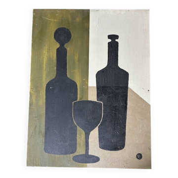 oil on double-sided panel