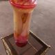 LARGE BIOT BLOWN GLASS VASE, SABA FRERES