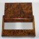 Cigarette box in thuya burl