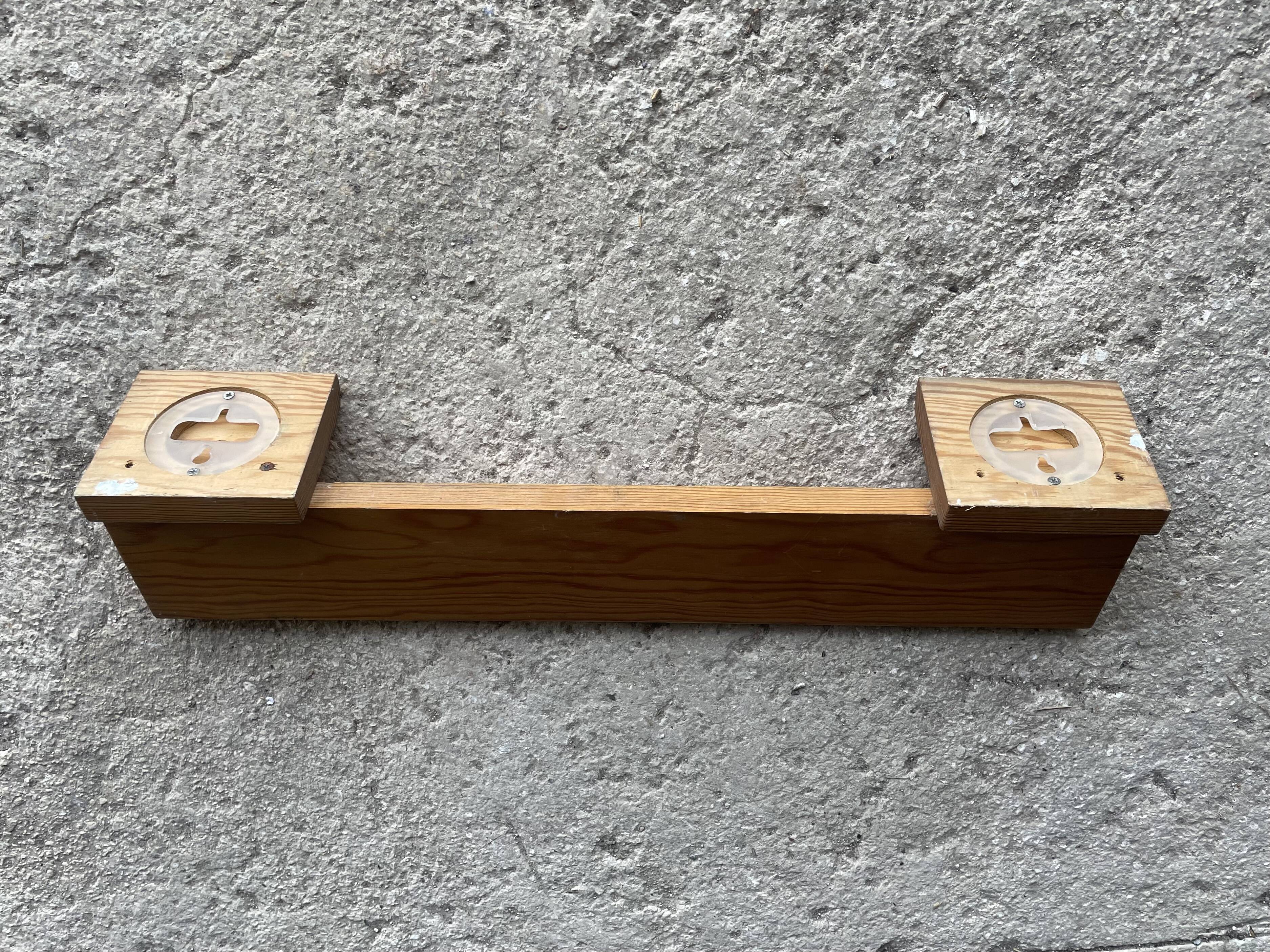Vintage pine wall shelf