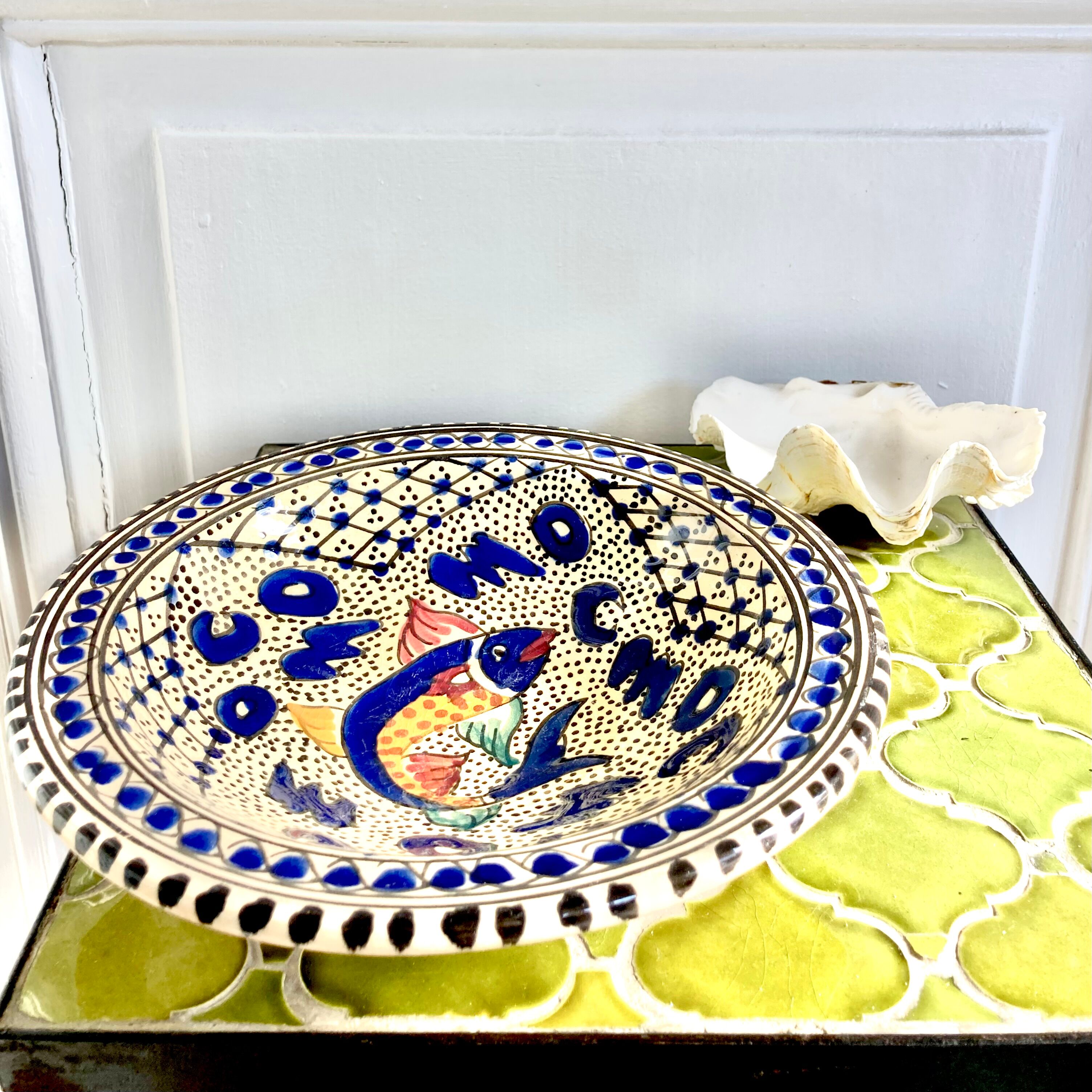 Empty pocket ceramic cut decoration fish