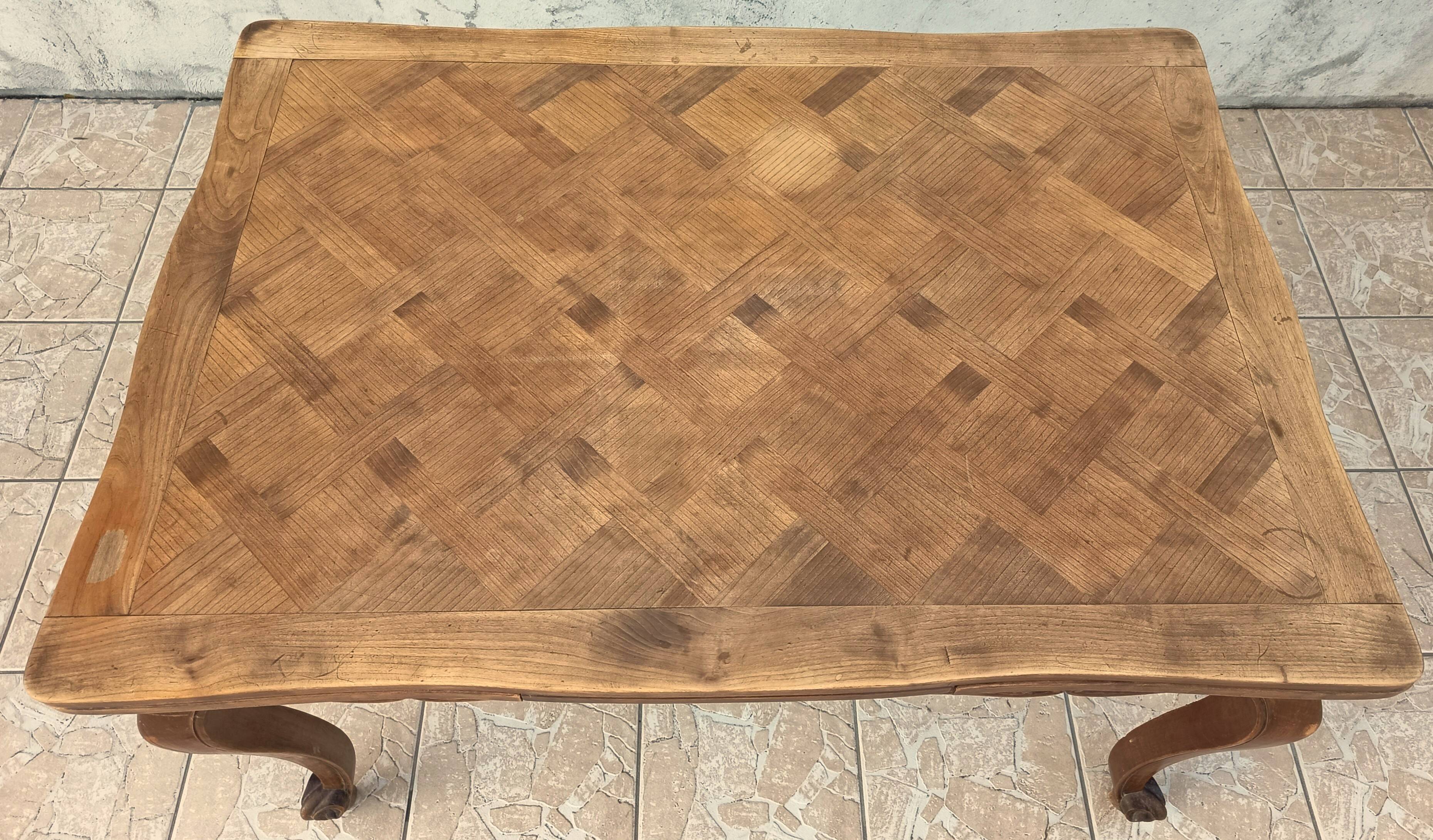 Louis XV style beech table