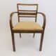 Set of 2 Art Deco chairs in birch burl