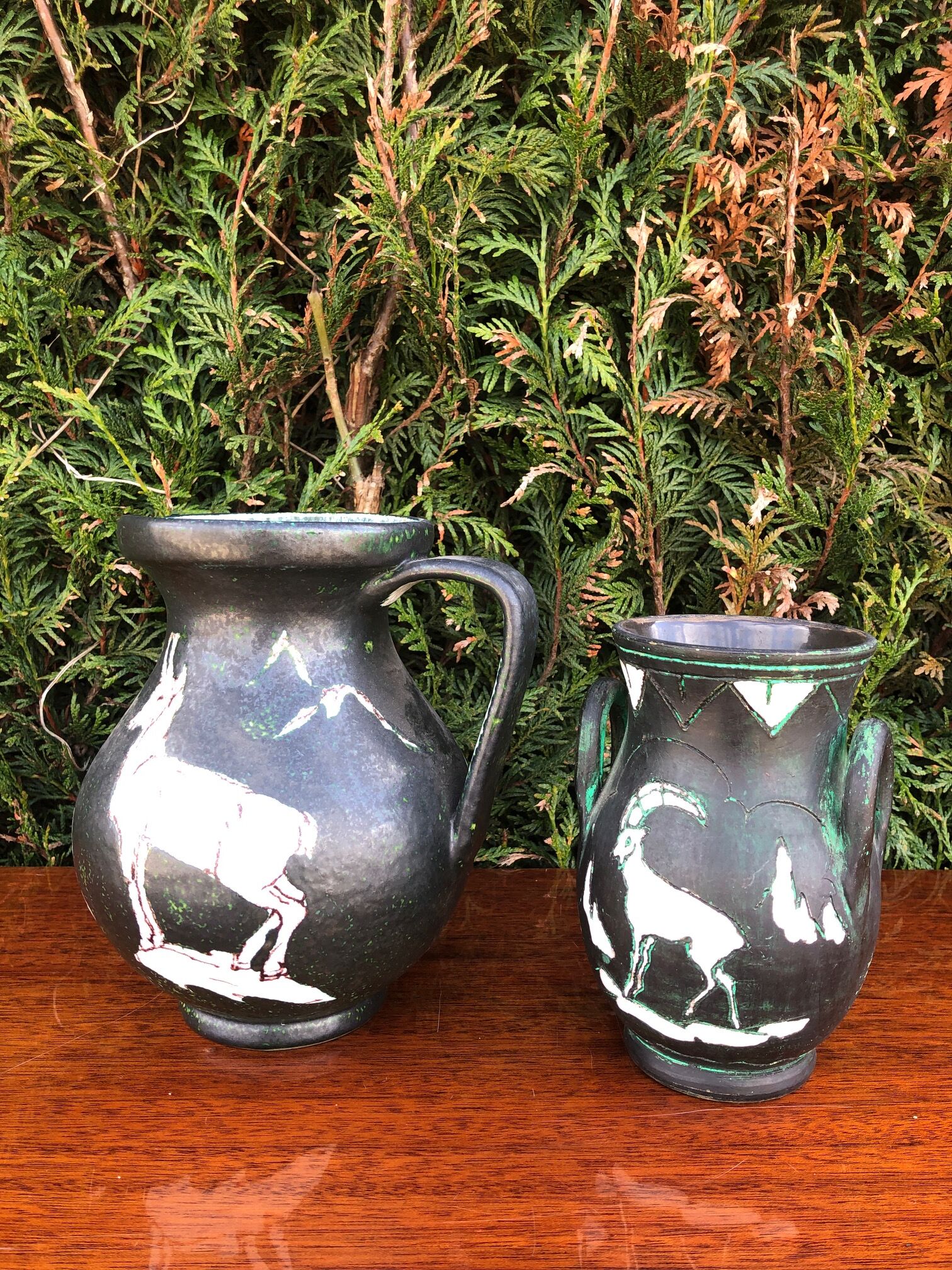 Pair of italian ceramics