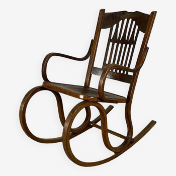 Rocking-chair Art Nouveau Modèle 824