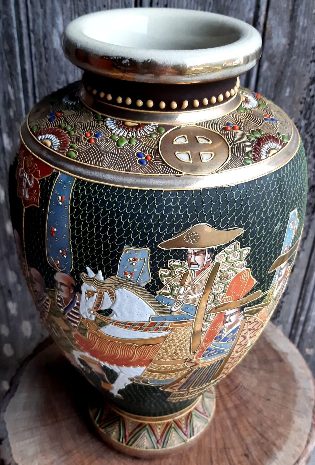Satsuma porcelain vase
