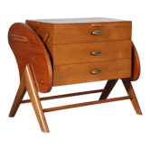 1950s V-Shaped sewing box from The Netherlands