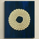Abstract and textured painting