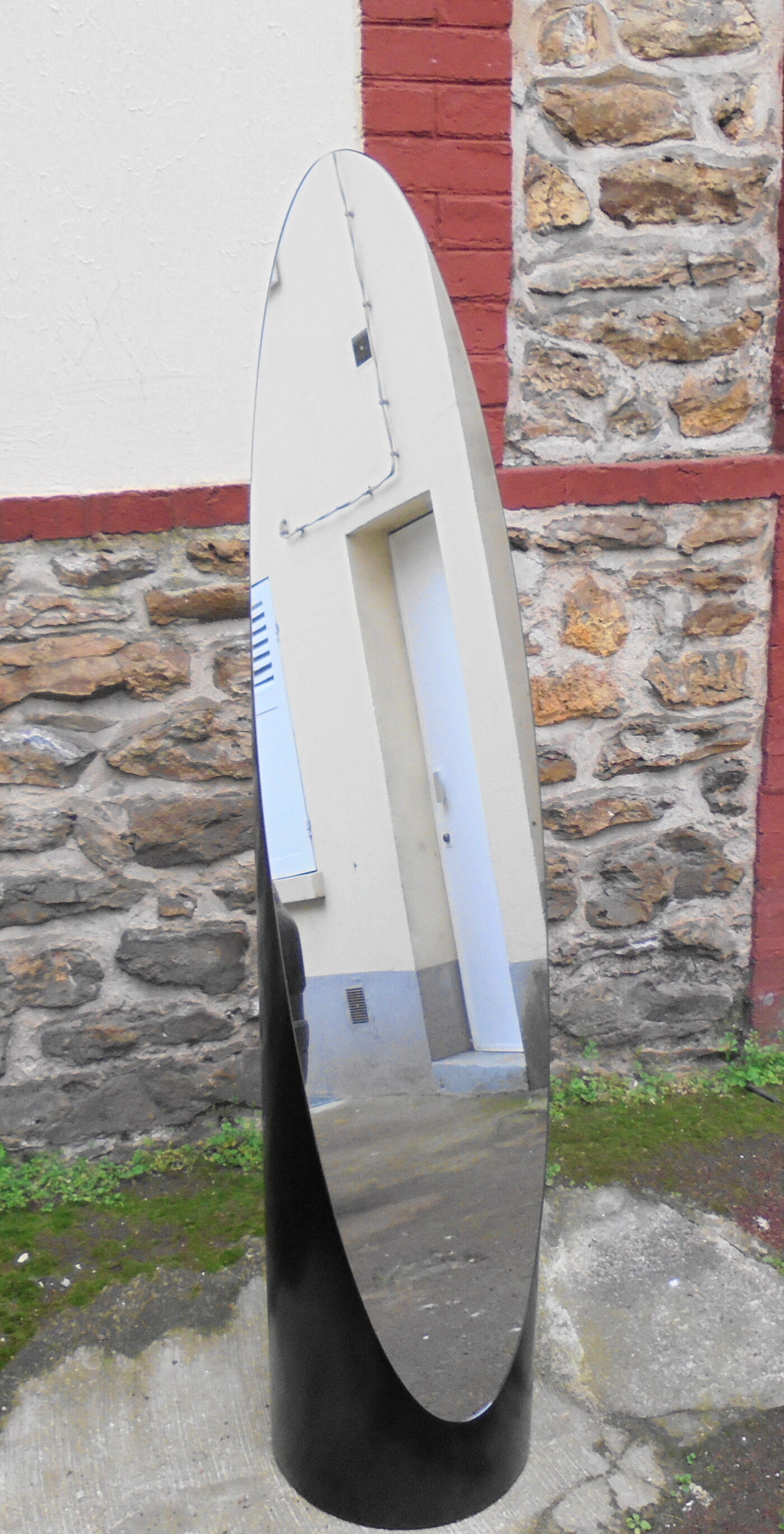 Lipstick standing mirror from the 80s