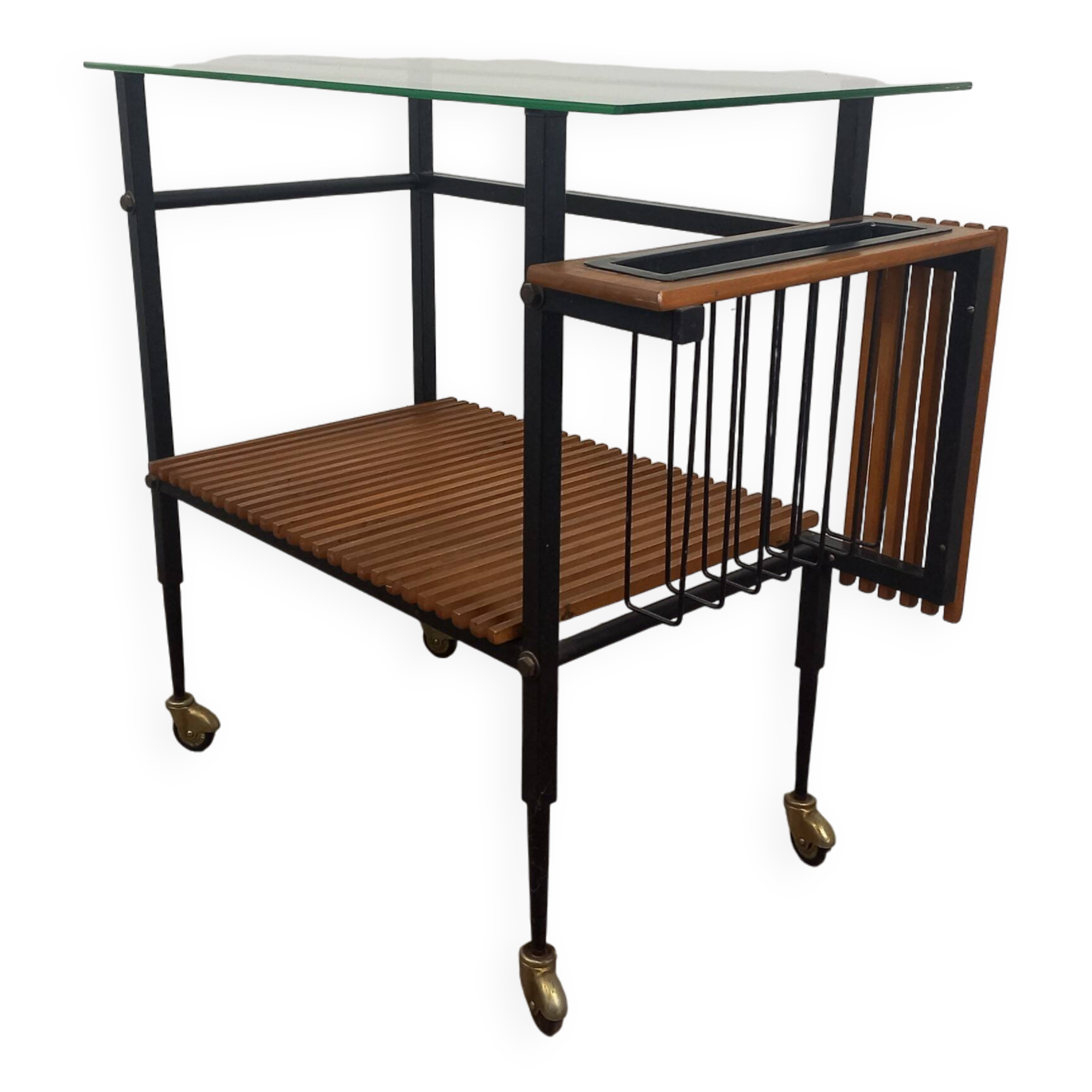 1950s trolley on wheels