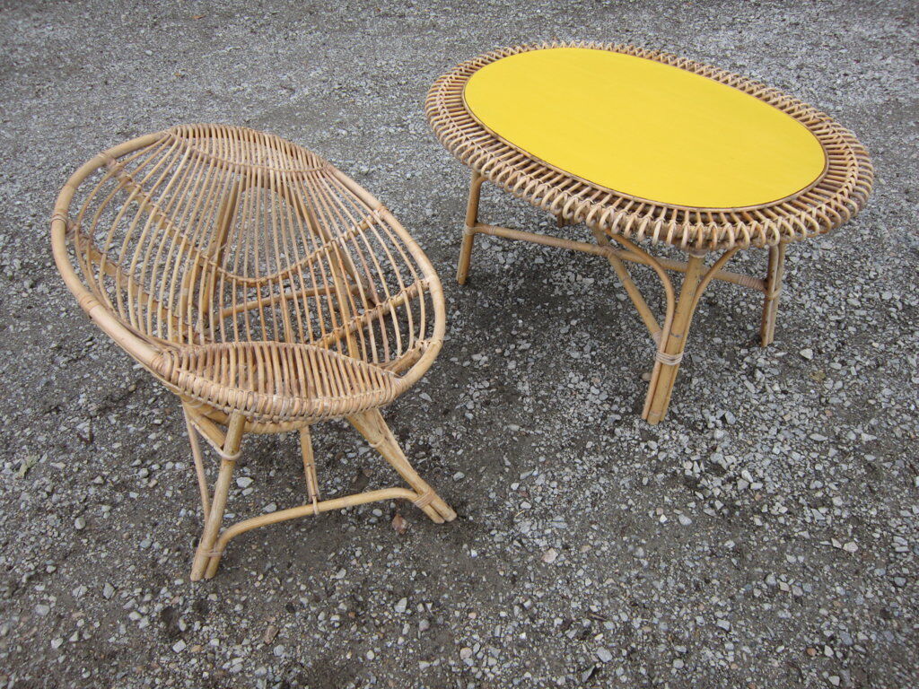 Fauteuil rotin