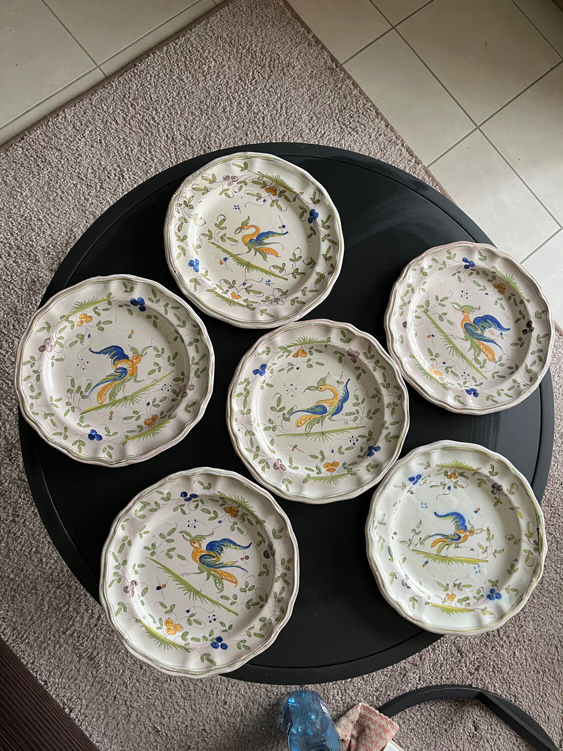 Vintage Deruta plates