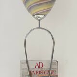 Multicolored Murano Glass Table Lamp by Leucos, Italy 1980s