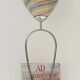 Multicolored Murano Glass Table Lamp by Leucos, Italy 1980s