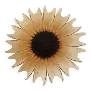 plat tournesol en verre - 1960