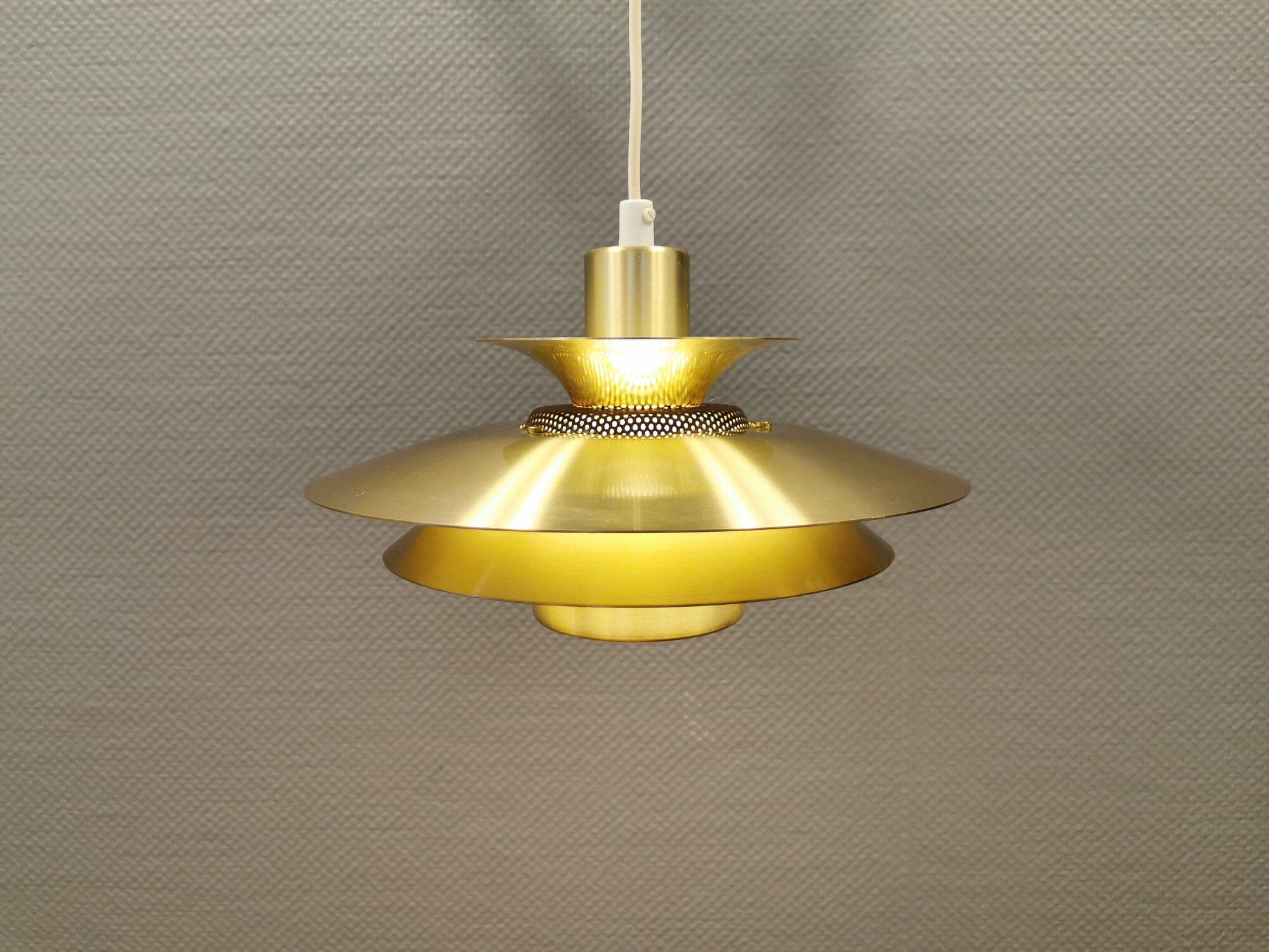 Hanging lamp from the 80s, by Danish JEKA, model Capri.