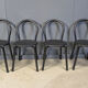 Postmodern Italian dining chairs set of 4 - 1980s