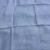 Set of 12 vintage white napkins with lilacs, monogrammed GSS.