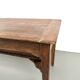 Farm table, old solid oak dough trough, France, around 1920.