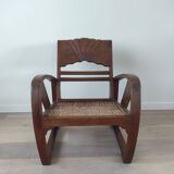 Fauteuil en teck de Birmanie