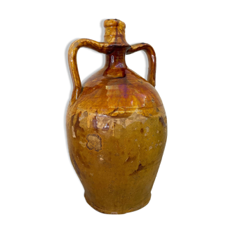 XL Antique Iridescent Glaze Amphora