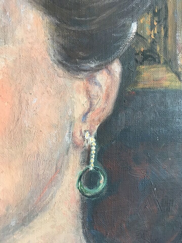 Portrait oil o canvas 20th Cty