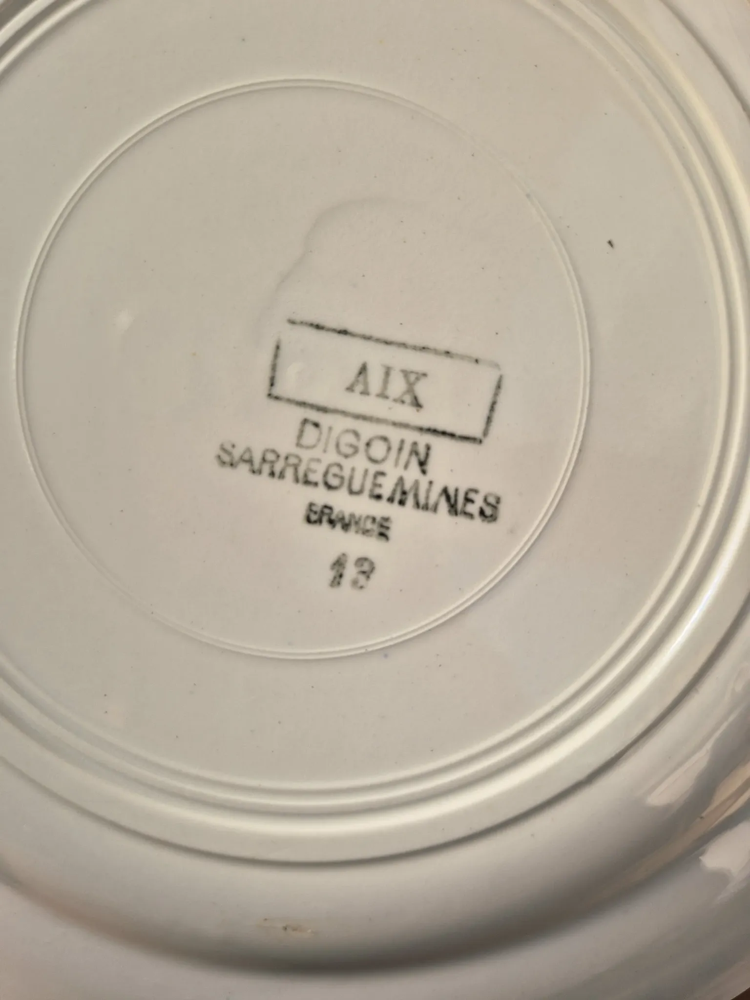 Vintage Digoin plates