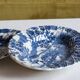 2 old English raviers Myott England, blue décor