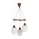 Suspension scandinave en teck 1960's