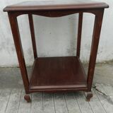 Side table with two trays