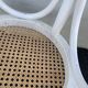 High stools in cane and curved wood 1970-1980