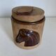 Vintage 1960s Longchamp suede and horse cigarette case - 11 x 10 cm