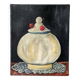 Small oil on canvas still life painting countryside style slow decoration