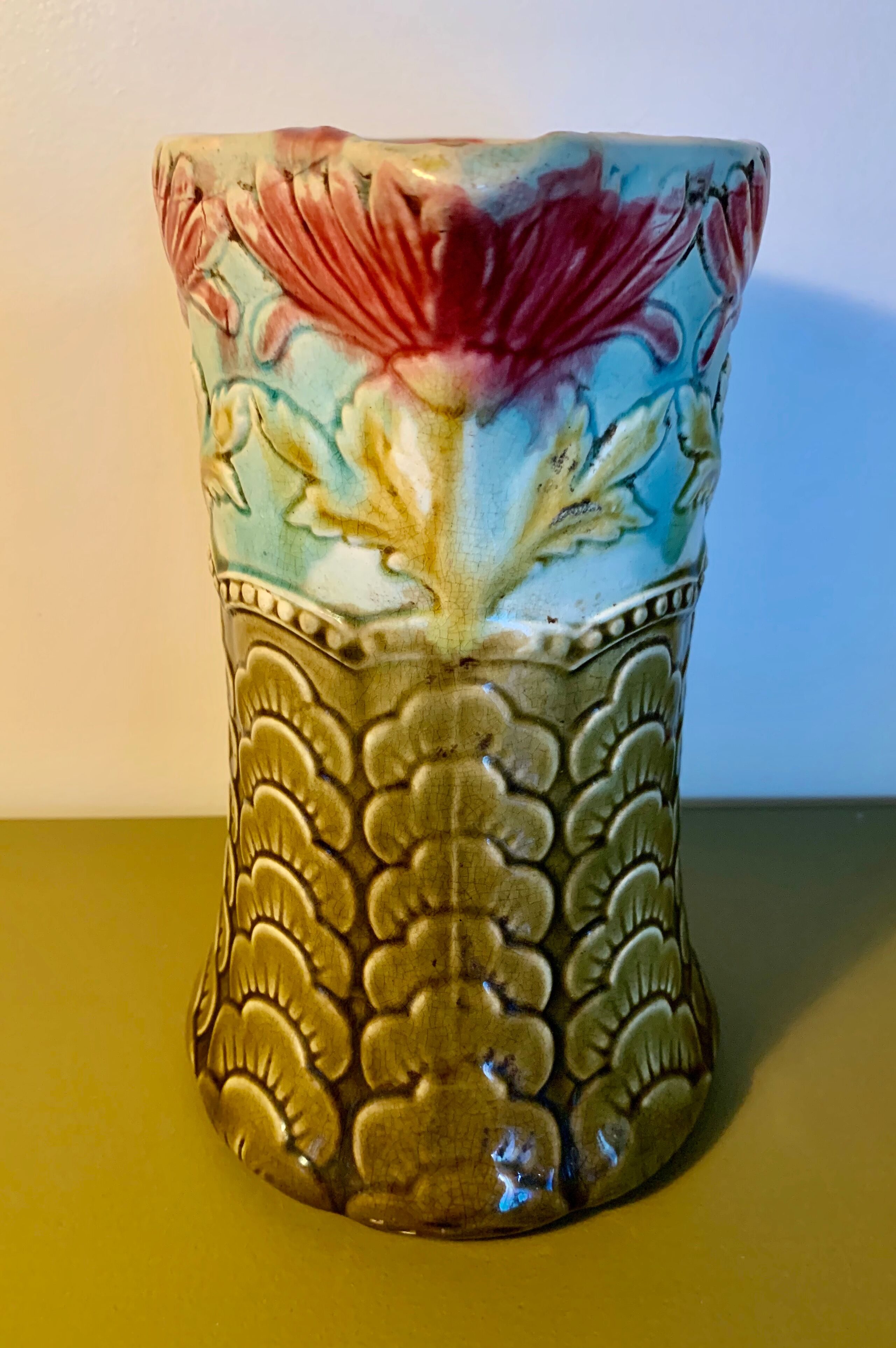 Colorful dabbling pitcher