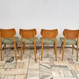 Set of four chairs ton vintage czechoslovakia 1960s