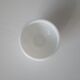 Old-footed cup in white opaline