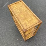 Rattan floor