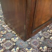 19th century English mahogany two-part bookcase