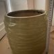 Large green designer flowerpot