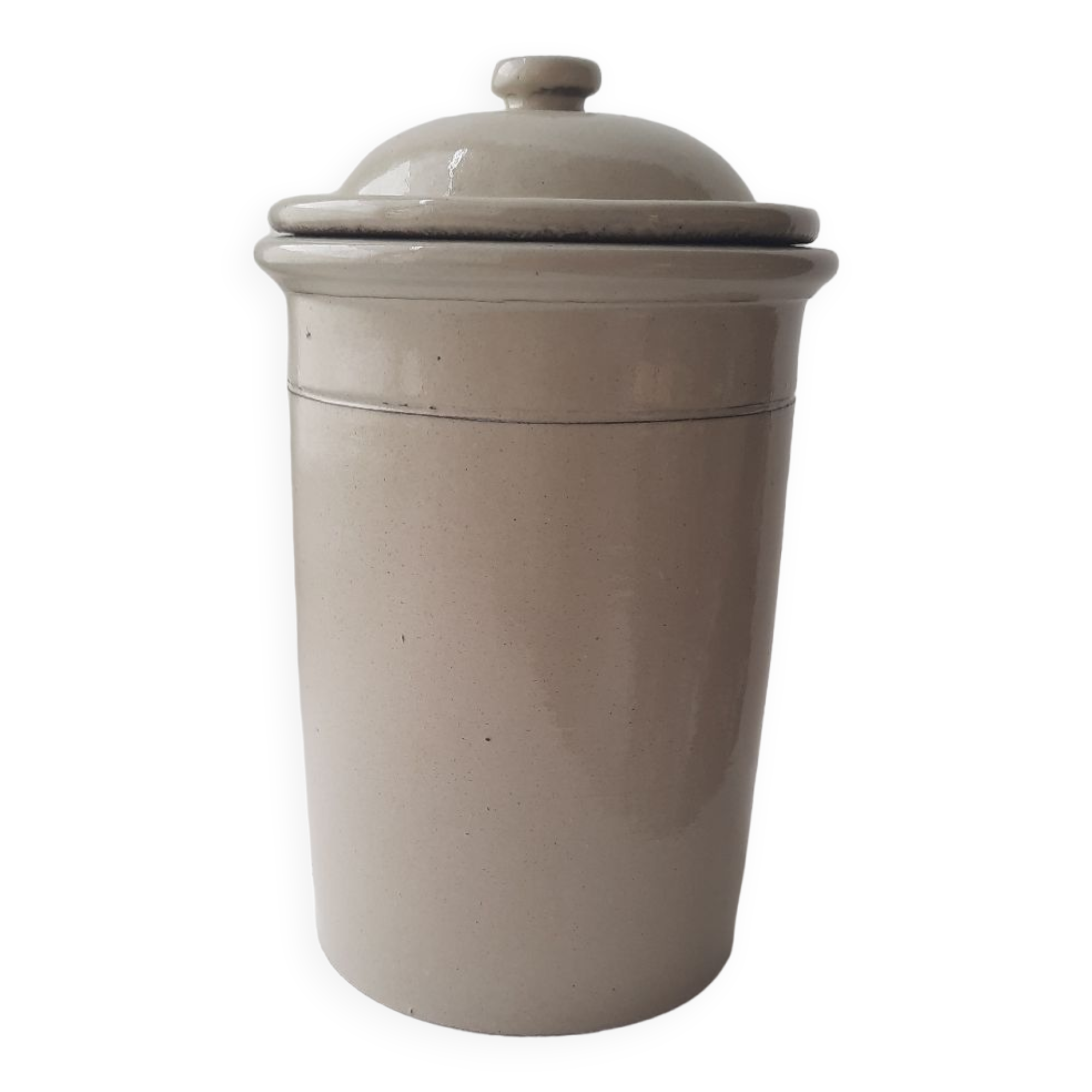 Turgis calvados glazed stoneware pot