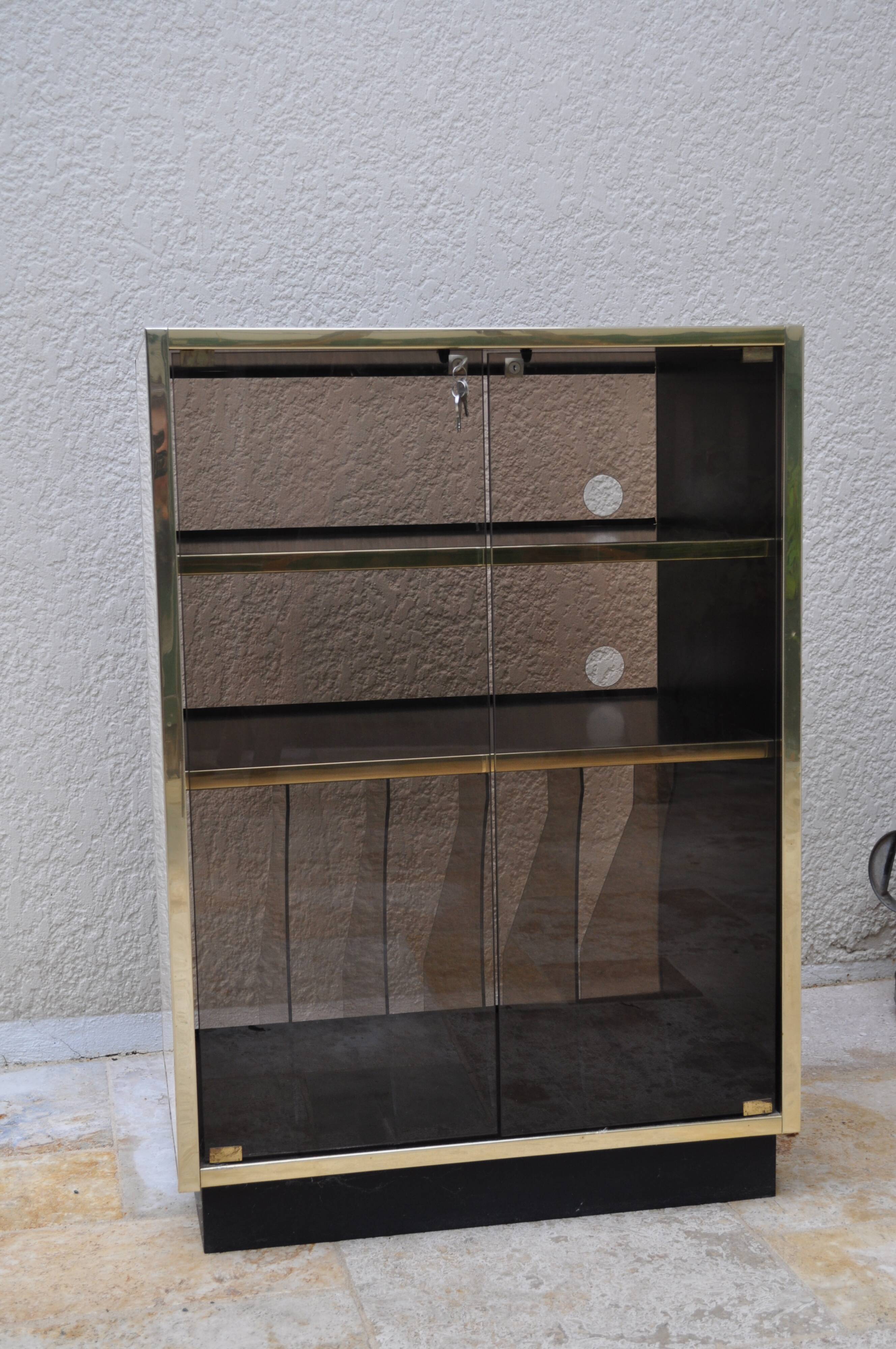 Furniture Hi-Fi vintage glass doors