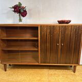Mid century retro vintage teak bookcase 1960