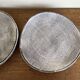 Set of 8 brutalist plates 1970 grey Niederviller Twilight
