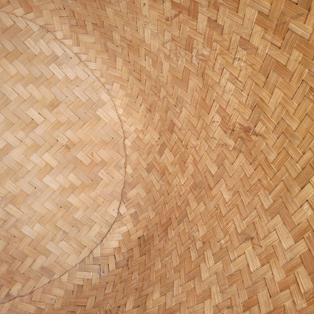 large vintage wicker basket from the 70s.