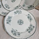 6 assiettes à dessert Terre de Fer