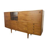 Enfilade haute scandinave 1960 en teck massif