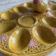 Ceramic chicken egg dish